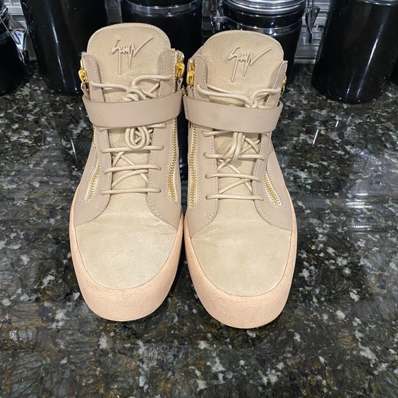 Giuseppe Zanotti Coby Leather Trainer (Size: 47, Color: Dusty Pink) - Picture 6 of 10